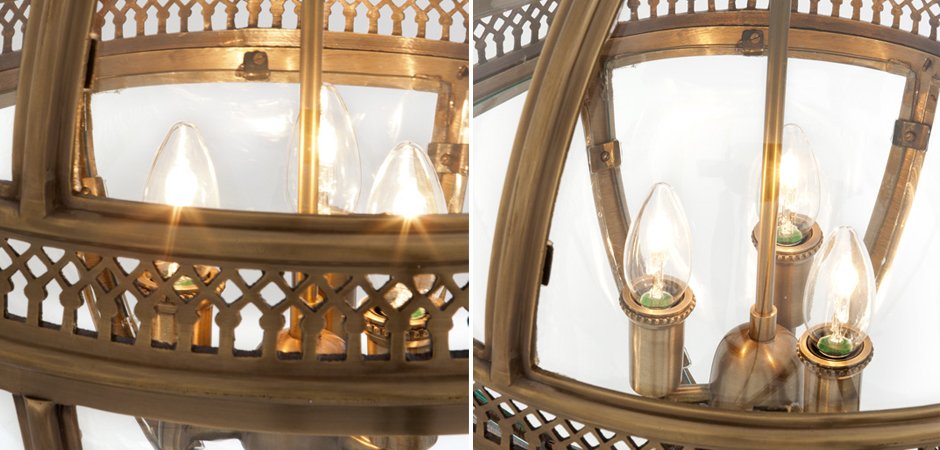 Люстра Lantern Residential Brass M Люстра Lantern Residential Brass M - Loft-Concept в Барнауле