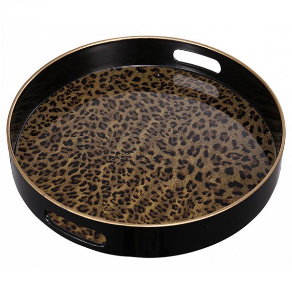 Поднос Leopard Коричневый Поднос Leopard Коричневый в Барнауле | Loft Concept