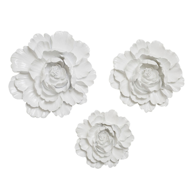 Аксессуар на стену Decor Flowers Rose Hip white Белый Аксессуар на стену Decor Flowers Rose Hip white Белый в Барнауле | Loft Concept