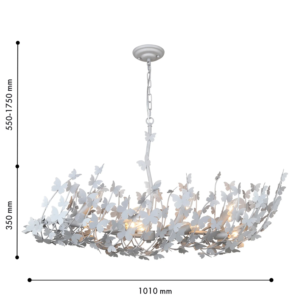 Люстра с абажуром оформленным в виде стаи бабочек Eternal Butterflies в Барнауле