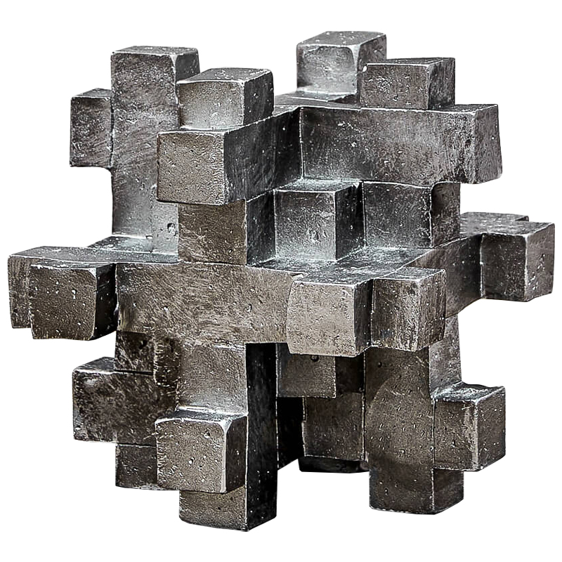 Аксессуар Cube Abstraction Серебряный Аксессуар Cube Abstraction Серебряный в Барнауле | Loft Concept