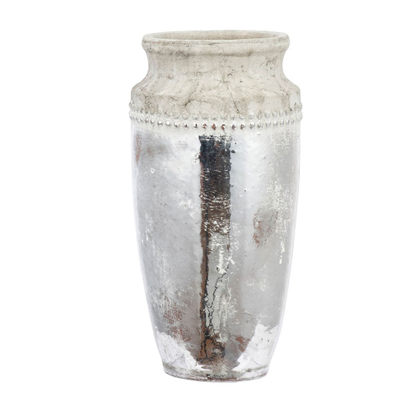 Ваза Vase Argenta silver 33 Серебряный Ваза Vase Argenta silver 33 Серебряный в Барнауле | Loft Concept