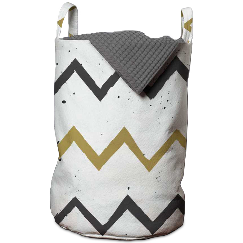 Корзина Chevron Basket Белый Горчичный Графит Корзина Chevron Basket Белый Горчичный Графит в Барнауле | Loft Concept