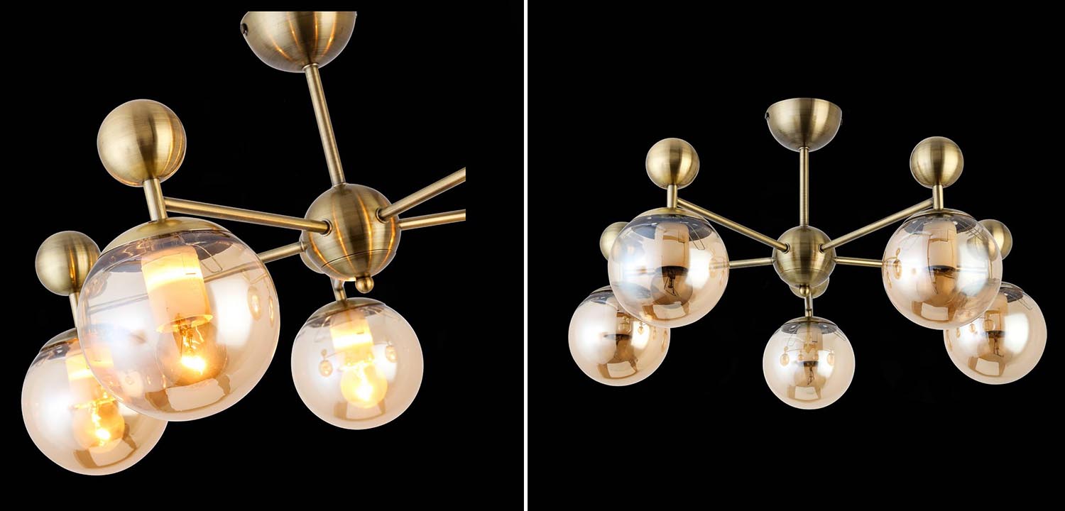 Потолочная люстра Demian Bronze Chandelier - фото №1