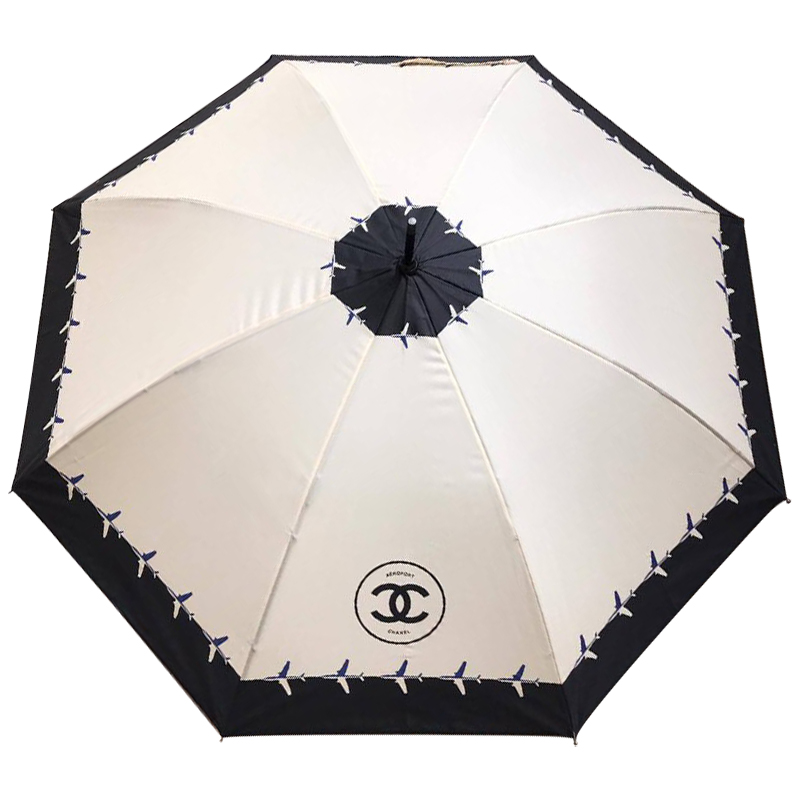 Зонт раскладной CHANEL дизайн 015 Бежевый цвет Бежевый Черный Коричневый Зонт раскладной CHANEL дизайн 015 Бежевый цвет Бежевый Черный Коричневый в Барнауле | Loft Concept