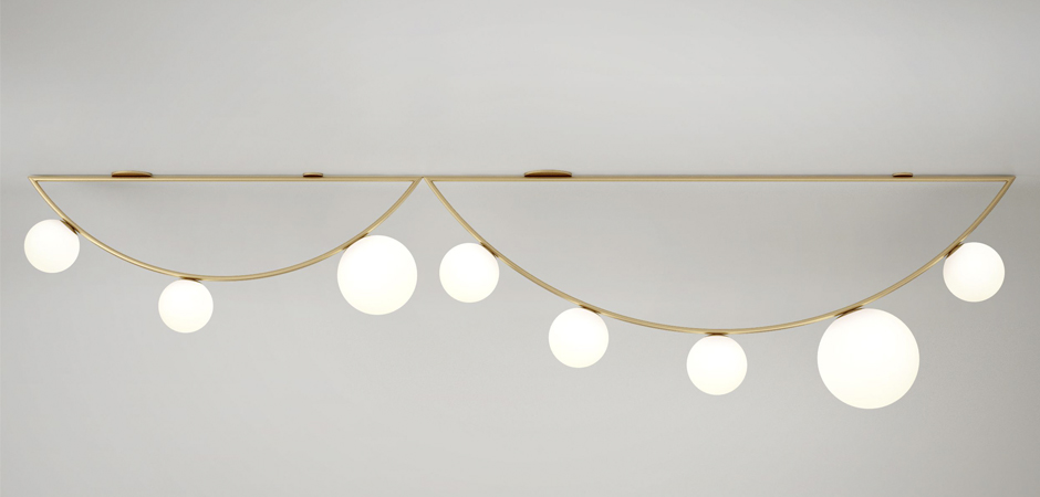 Потолочный светильник Atelier Areti Girlande Ceiling Crescent 5 Потолочный светильник Atelier Areti Girlande Ceiling Crescent 5 - Loft-Concept в Барнауле