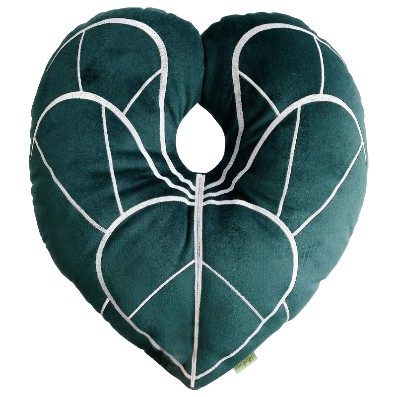 Декоративная подушка Botanical Cushion Anthurium Зеленый Белый Декоративная подушка Botanical Cushion Anthurium Зеленый Белый в Барнауле | Loft Concept