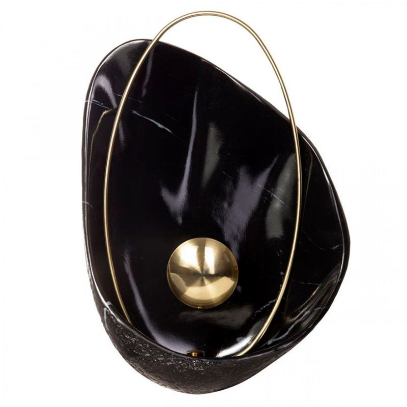 Бра Черная Жемчужина Ginger & Jagger Pearl WALL LAMP Черный Глянцевое золото Бра Черная Жемчужина Ginger & Jagger Pearl WALL LAMP Черный Глянцевое золото в Барнауле | Loft Concept