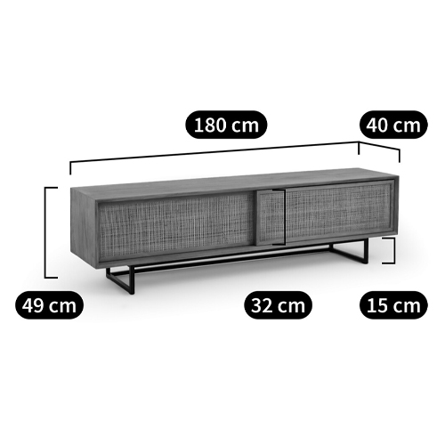 ТВ-тумба из массива тика Busto TV Stand ТВ-тумба из массива тика Busto TV Stand в Барнауле