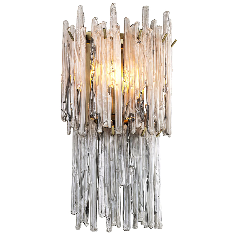 Бра Eichholtz Wall Lamp Saint Roch Double Латунь Прозрачное Стекло Стекло Смок Бра Eichholtz Wall Lamp Saint Roch Double Латунь Прозрачное Стекло Стекло Смок в Барнауле | Loft Concept
