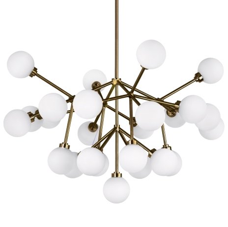 Люстра Tech Lighting Mara Chandelier Золотой Белый Люстра Tech Lighting Mara Chandelier Золотой Белый в Барнауле | Loft Concept
