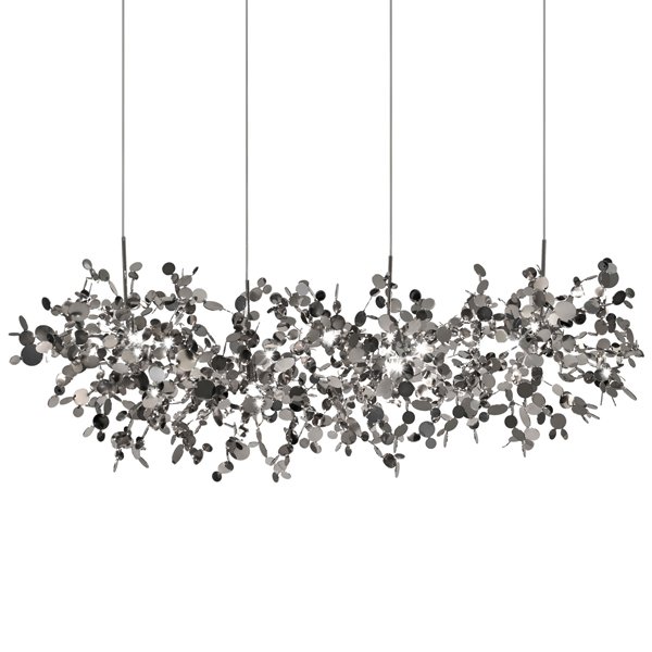 Люстра Terzani Argent Suspension Linear Хром Люстра Terzani Argent Suspension Linear Хром в Барнауле | Loft Concept
