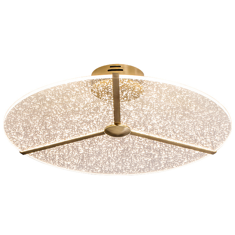 Потолочный светильник Carla ceiling lamp Прозрачный Латунь Потолочный светильник Carla ceiling lamp Прозрачный Латунь в Барнауле | Loft Concept