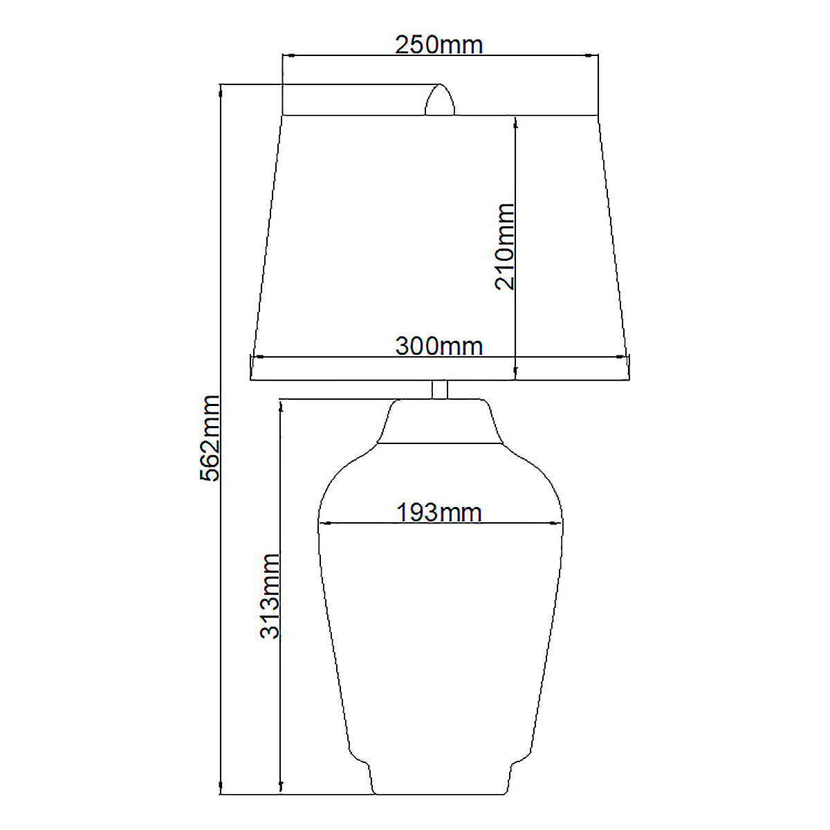 Настольная лампа с белым конусным абажуром и ребристым керамическим основанием Quintiesse в Барнауле