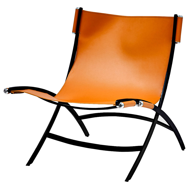 Кресло Ambre Chair Оранжевый Черный Кресло Ambre Chair Оранжевый Черный в Барнауле | Loft Concept