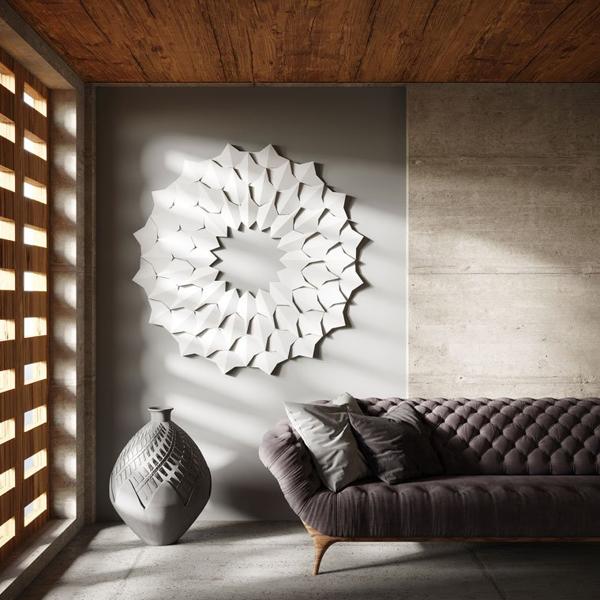 Гипсовая 3D Панель DRAGON SCALE - A B C D Гипсовая 3D Панель DRAGON SCALE - A B C D в Барнауле | Loft Concept