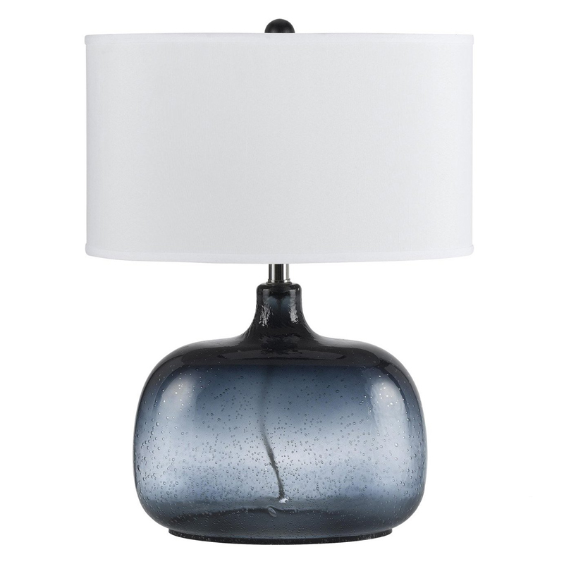 Настольная лампа Ozanne Table lamp Белый Темно-синий Настольная лампа Ozanne Table lamp Белый Темно-синий в Барнауле | Loft Concept