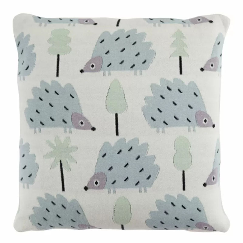 Подушка Blue Hedgehogs Мульти Подушка Blue Hedgehogs Мульти в Барнауле | Loft Concept