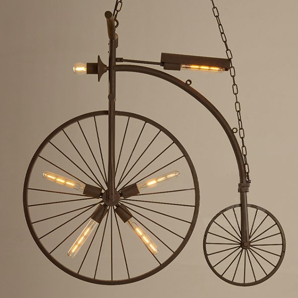 Сhandelier Loft BIKE Искусственная бурая ржавчина Сhandelier Loft BIKE Искусственная бурая ржавчина в Барнауле | Loft Concept