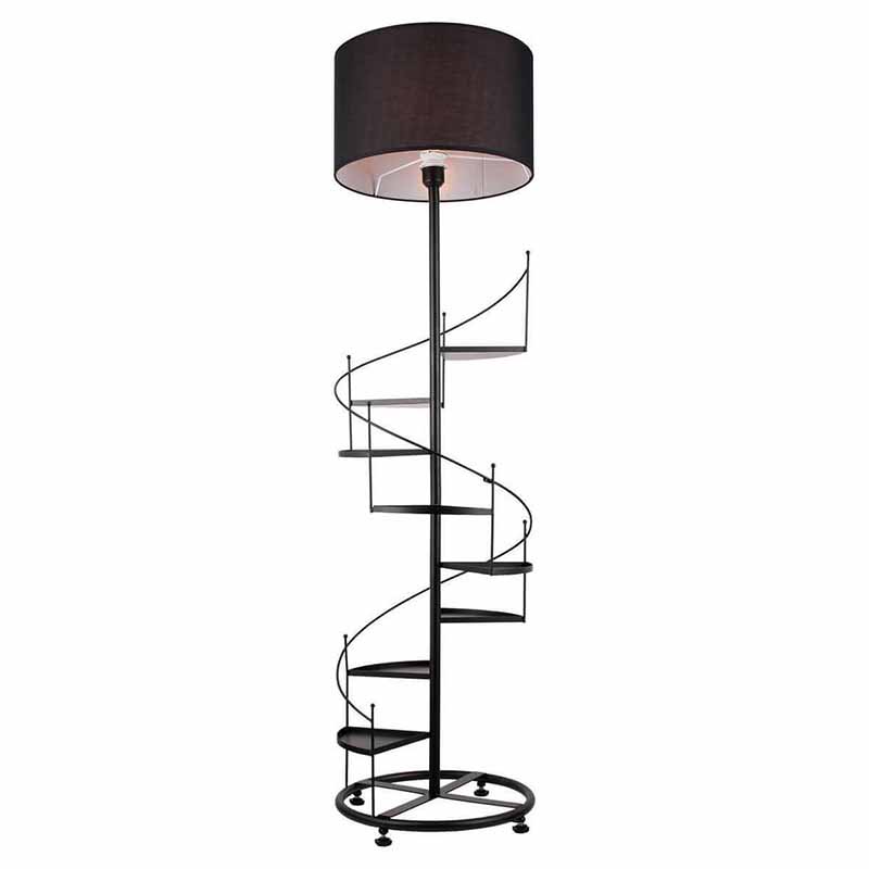 Торшер Spiral Staircase Floor Lamp Black Черный Торшер Spiral Staircase Floor Lamp Black Черный в Барнауле | Loft Concept