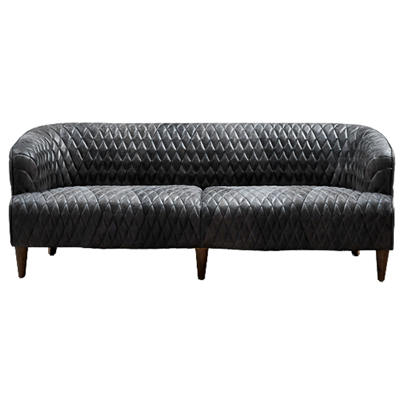 Диван Rhombuses Upholstery Graphite Sofa Графитовый Диван Rhombuses Upholstery Graphite Sofa Графитовый в Барнауле | Loft Concept