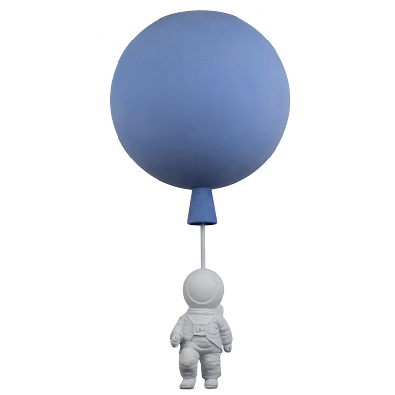 Потолочный светильник Cosmonaut blue ball Синий Потолочный светильник Cosmonaut blue ball Синий в Барнауле | Loft Concept