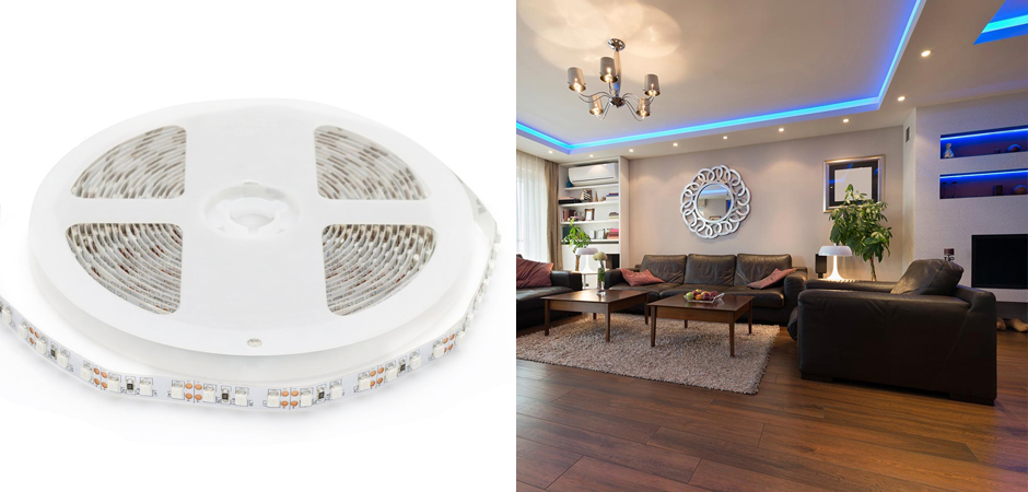 Светодиодная лента 9,6W/m 120LED/m 3528SMD синий 5M Светодиодная лента 9,6W/m 120LED/m 3528SMD синий 5M - Loft-Concept в Барнауле