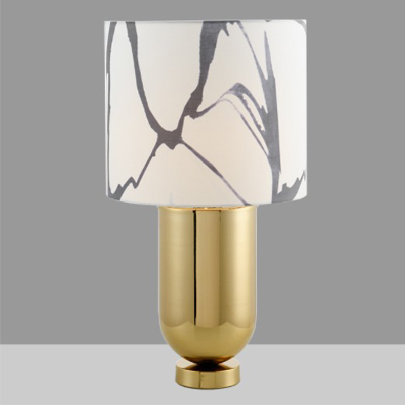 Настольная лампа Adeline Gold Table Lamp Золотой Белый Настольная лампа Adeline Gold Table Lamp Золотой Белый в Барнауле | Loft Concept