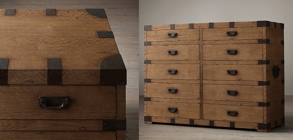 Комод в винтажном стиле Vintage Antique Oak Big Комод в винтажном стиле Vintage Antique Oak Big - Loft-Concept в Барнауле
