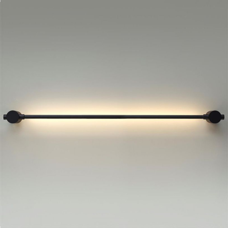 Черное светодиодное бра Trumpet tube Wide Черный матовый Черный Черное светодиодное бра Trumpet tube Wide Черный матовый Черный в Барнауле | Loft Concept