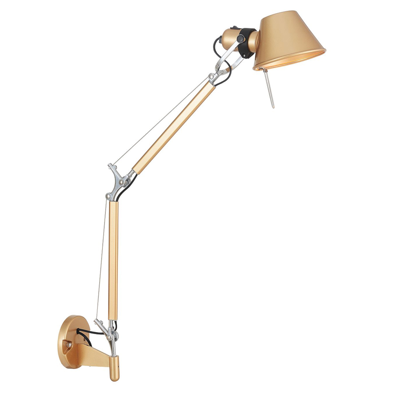 Бра с регулировкой наклона Artemide Золотой Хром Бра с регулировкой наклона Artemide Золотой Хром в Барнауле | Loft Concept