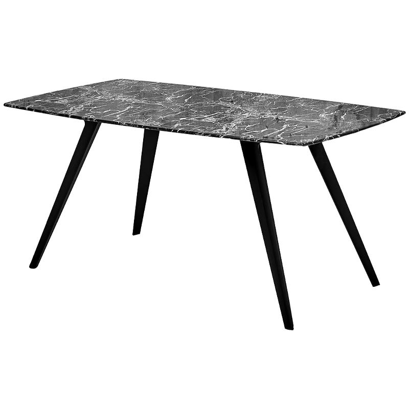 Обеденный стол Martan Table Черно-белый Черный Обеденный стол Martan Table Черно-белый Черный в Барнауле | Loft Concept