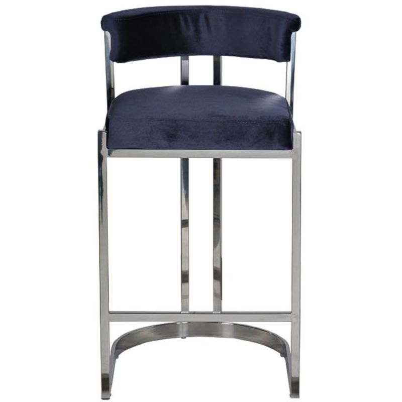 Стул барный Moselle dark blue Темно-синий Стул барный Moselle dark blue Темно-синий в Барнауле | Loft Concept