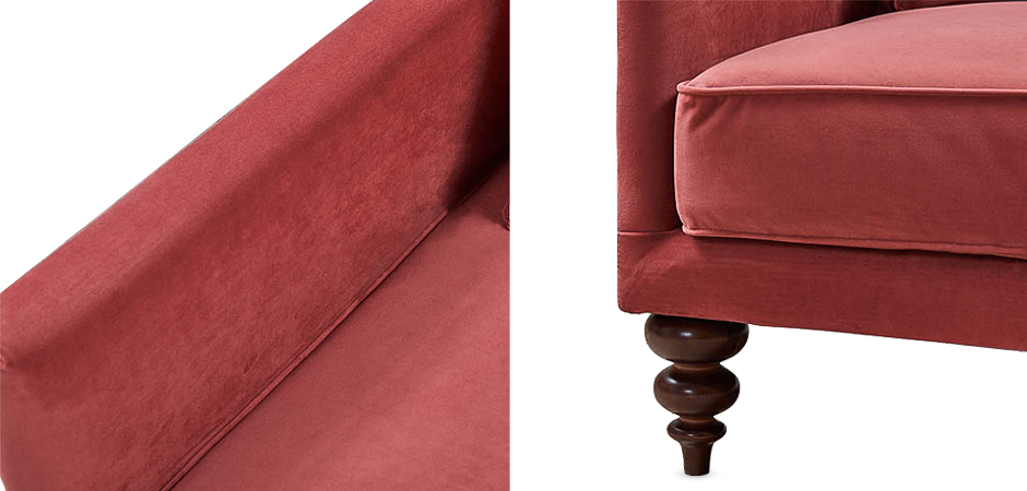 Диван Graceful Details Sofa Crimson Диван Graceful Details Sofa Crimson - Loft-Concept в Барнауле