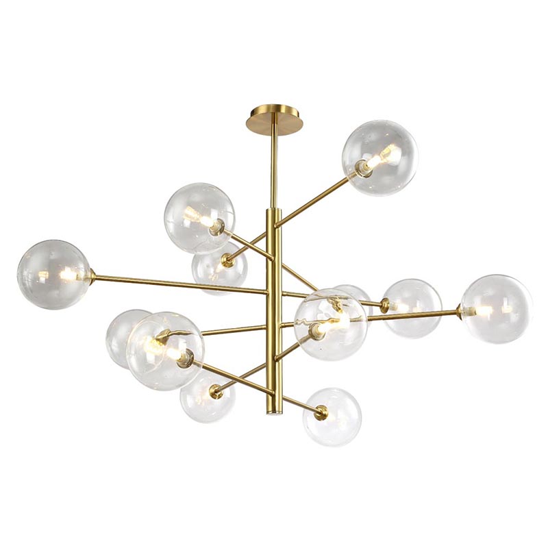Люстра Gallotti & Radice Chandelier Gold 12 Глянцевое золото Люстра Gallotti & Radice Chandelier Gold 12 Глянцевое золото в Барнауле | Loft Concept