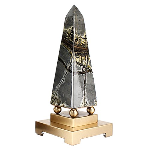 Статуэтка Stone Obelisk Серый Латунь Статуэтка Stone Obelisk Серый Латунь в Барнауле | Loft Concept