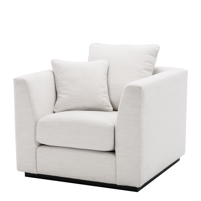 Кресло Eichholtz Chair Taylor Белый Черный Кресло Eichholtz Chair Taylor Белый Черный в Барнауле | Loft Concept
