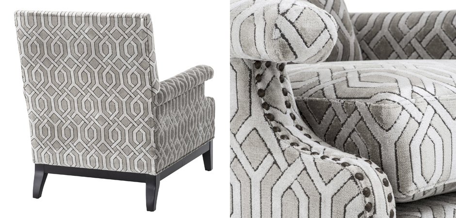Кресло Eichholtz Chair Goldoni Grey Кресло Eichholtz Chair Goldoni Grey - Loft-Concept в Барнауле