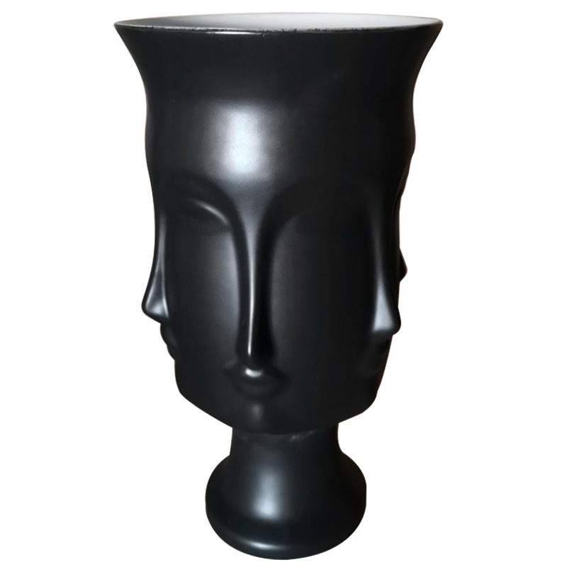 Декоративная ваза Jonathan Adler DORA MAAR URN Black Vase Черный Декоративная ваза Jonathan Adler DORA MAAR URN Black Vase Черный в Барнауле | Loft Concept