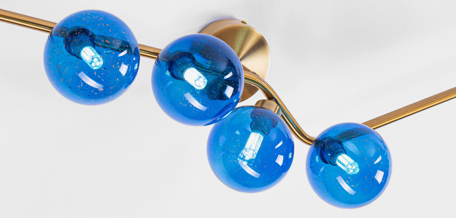 Бра Cherry FLUSH MOUNT Wall Lamp blue Бра Cherry FLUSH MOUNT Wall Lamp blue - Loft-Concept в Барнауле