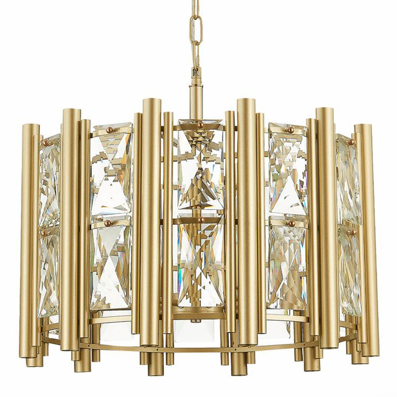 Люстра Rivelen Chandelier D50 Золотой Шампань Прозрачное Стекло Люстра Rivelen Chandelier D50 Золотой Шампань Прозрачное Стекло в Барнауле | Loft Concept