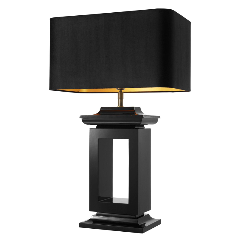 Настольная лампа Eichholtz Table Lamp Mandarin Черный в Барнауле | Loft Concept 