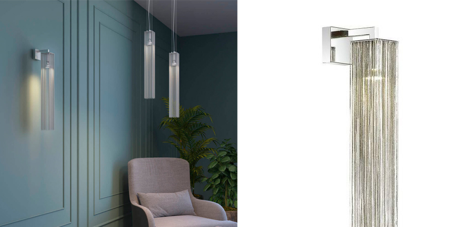 Бра Atlantis Chain Nickel One Sconces Бра Atlantis Chain Nickel One Sconces - Loft-Concept в Барнауле