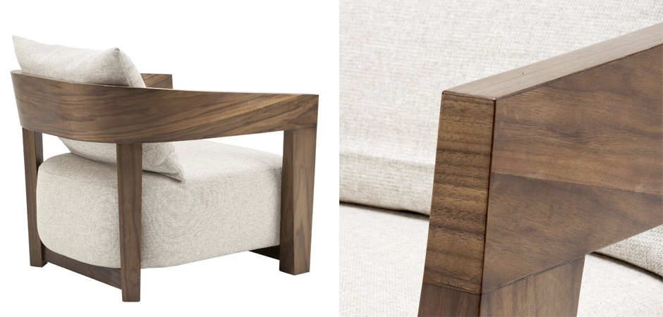 Кресло Eichholtz Chair Rubautelli Walnut Кресло Eichholtz Chair Rubautelli Walnut - Loft-Concept в Барнауле