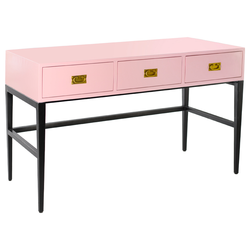 Консоль Orpha Console Розовый Черный Золотой Консоль Orpha Console Розовый Черный Золотой в Барнауле | Loft Concept