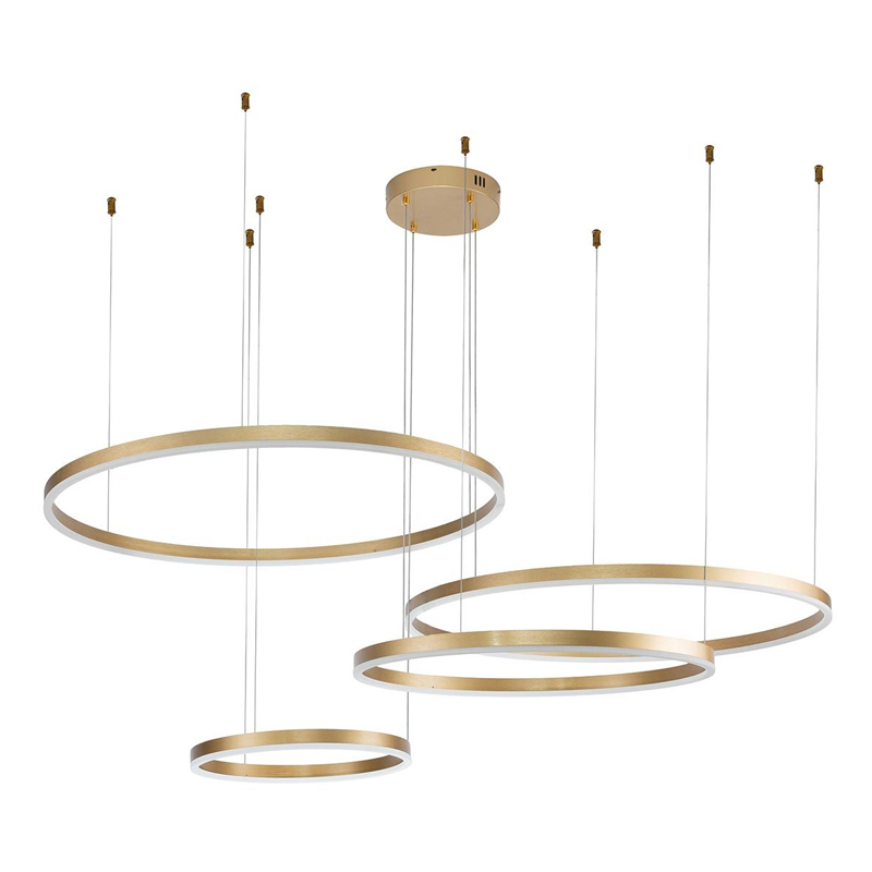 Подвесной светильник Neo Circles Gold Золотой Подвесной светильник Neo Circles Gold Золотой в Барнауле | Loft Concept