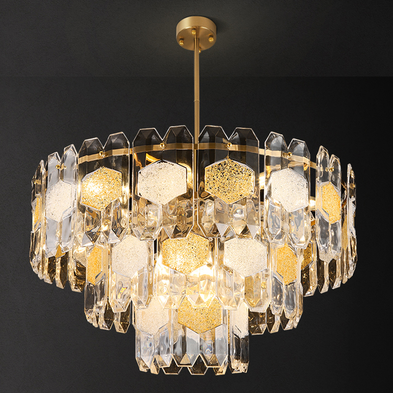 Люстра Oswalda Round Chandelier Золотой в Барнауле | Loft Concept 