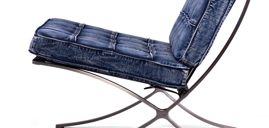 Кресло Barcelona Denim Кресло Barcelona Denim - Loft-Concept в Барнауле