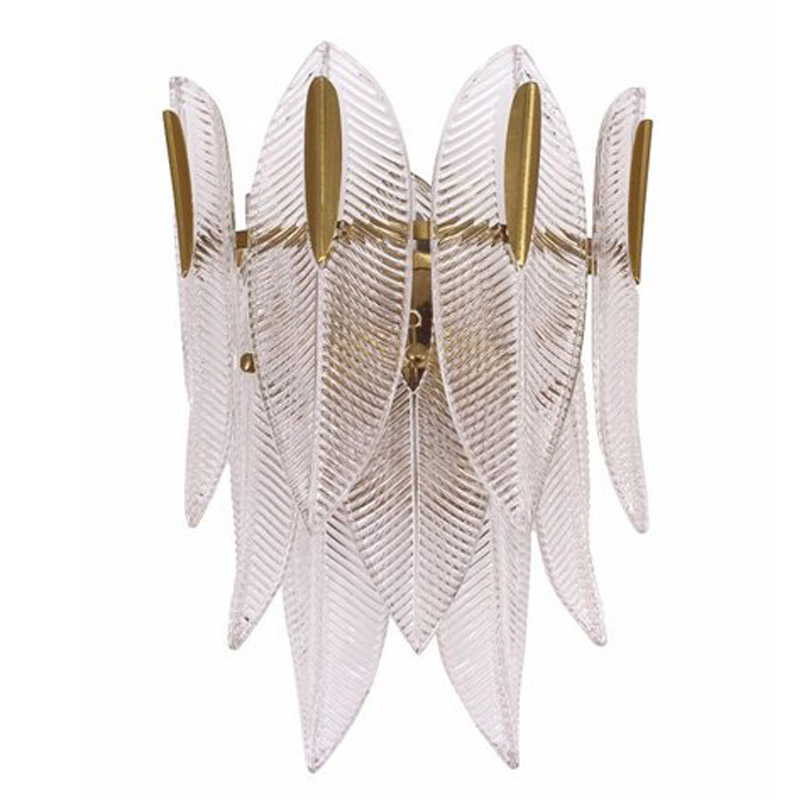 Бра Textured Glass Petals Sconce Бронза Бра Textured Glass Petals Sconce Бронза в Барнауле | Loft Concept