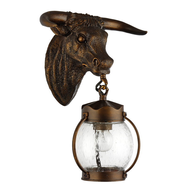 Уличный светильник Buffalo Lantern Коричневый винтаж Прозрачное Стекло Уличный светильник Buffalo Lantern Коричневый винтаж Прозрачное Стекло в Барнауле | Loft Concept